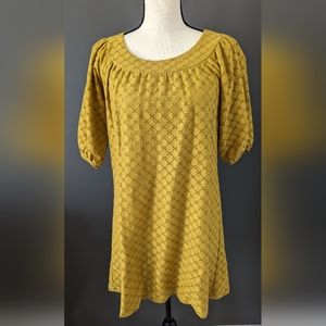 Mustard yellow dress